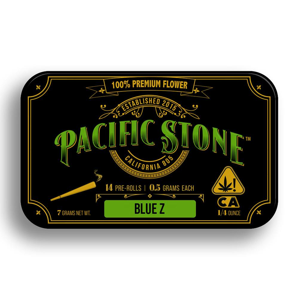 PACIFIC STONE - Blue Z Hybrid Pre-Rolls 14pk (7g)