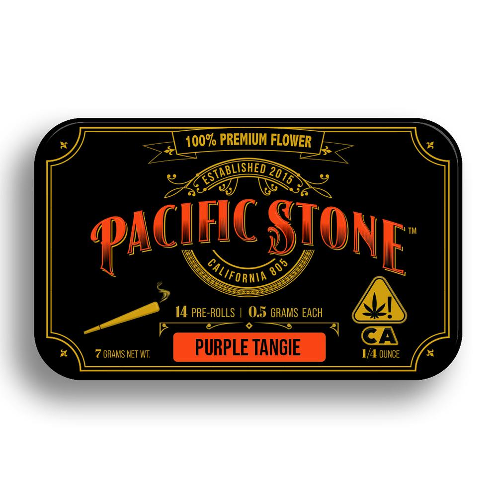 PACIFIC STONE - Purple Tangie Sativa Pre-Rolls 14-pack
