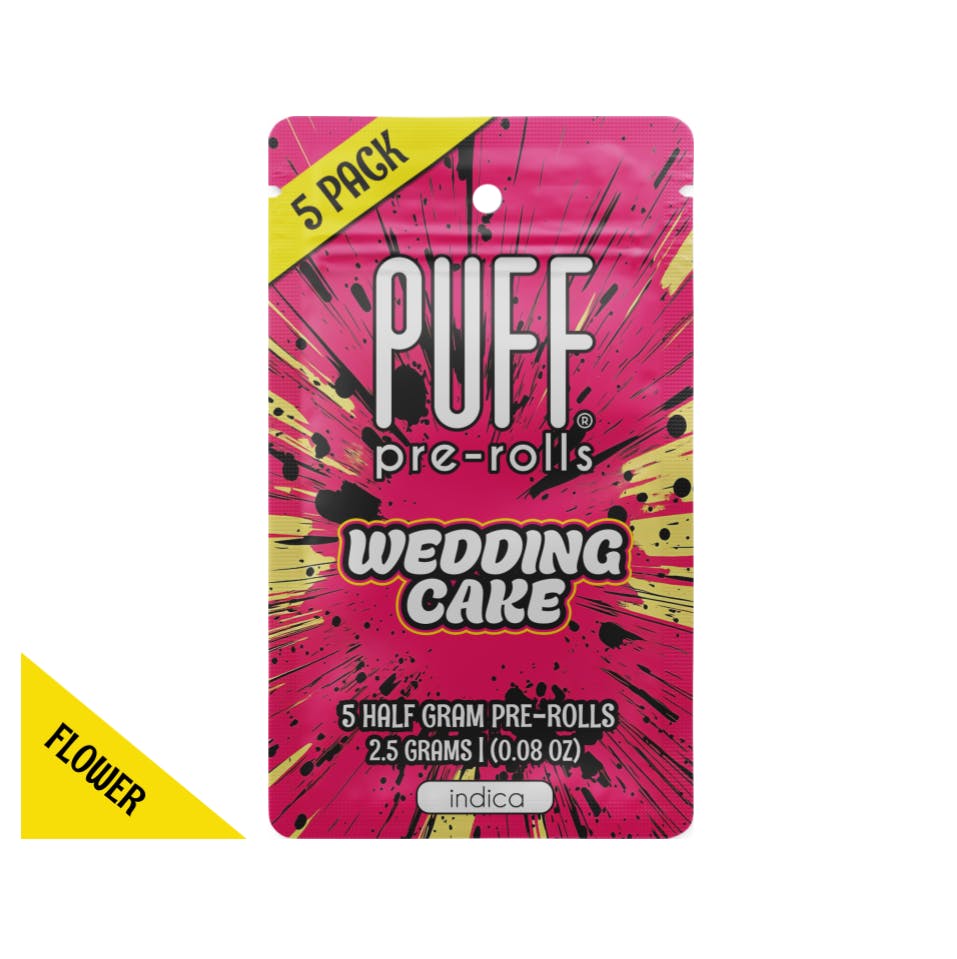 PUFF - Wedding Cake Pre Rolls 5pk - 2.5g