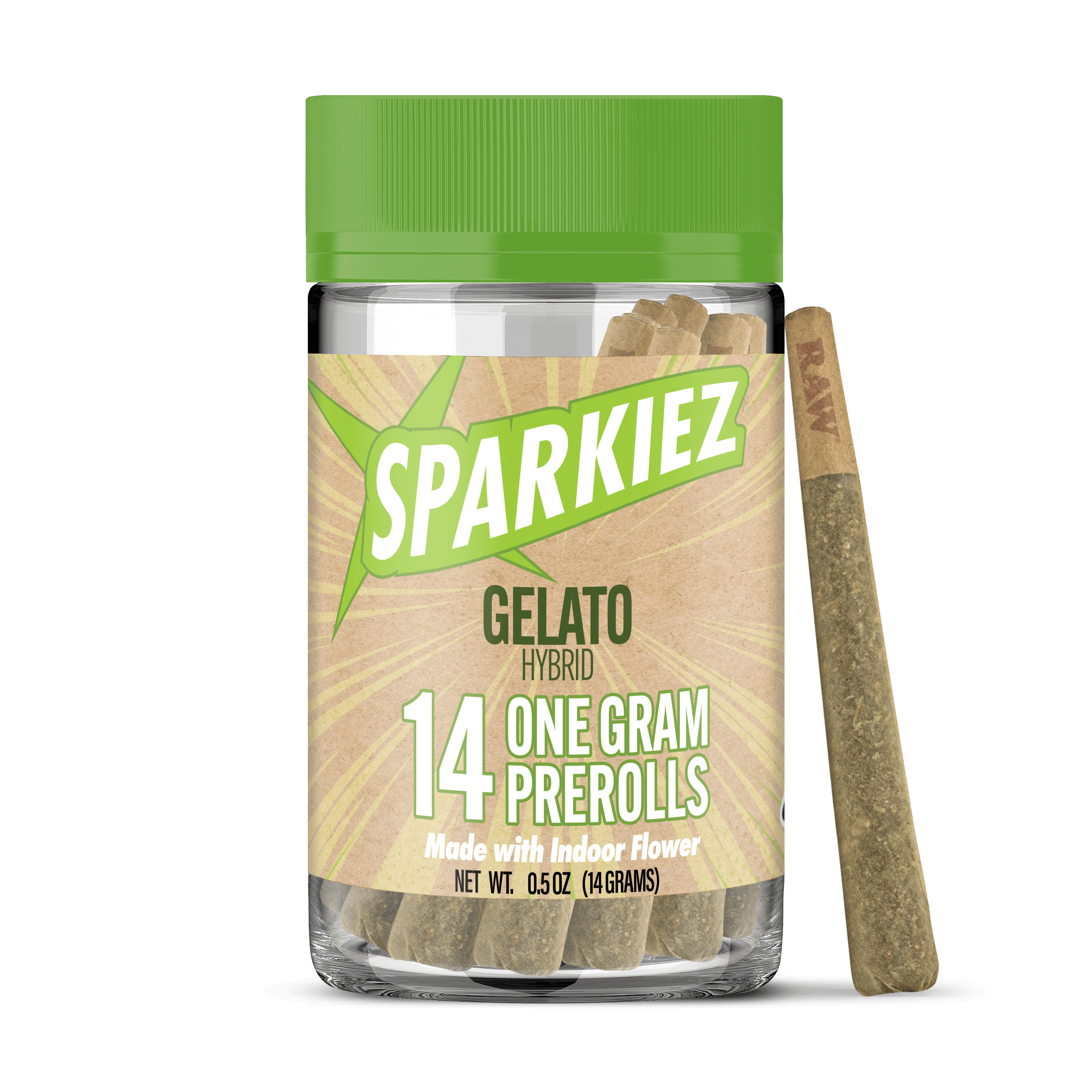 SPARKIEZ - 14 Gram Pre-Roll Pack - Gelato