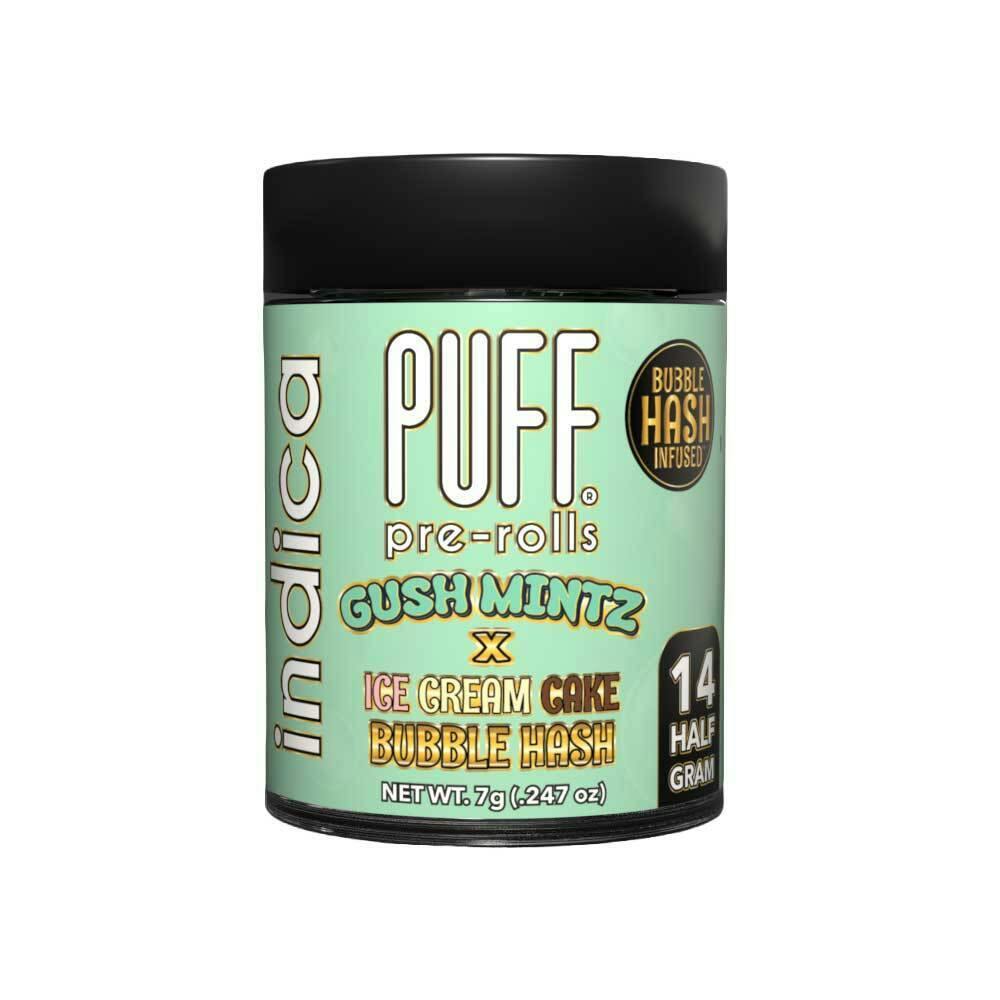 PUFF - Gush Mintz x Ice Cream Cake Bubble Hash - Infused Pre-Roll 14pk/7g