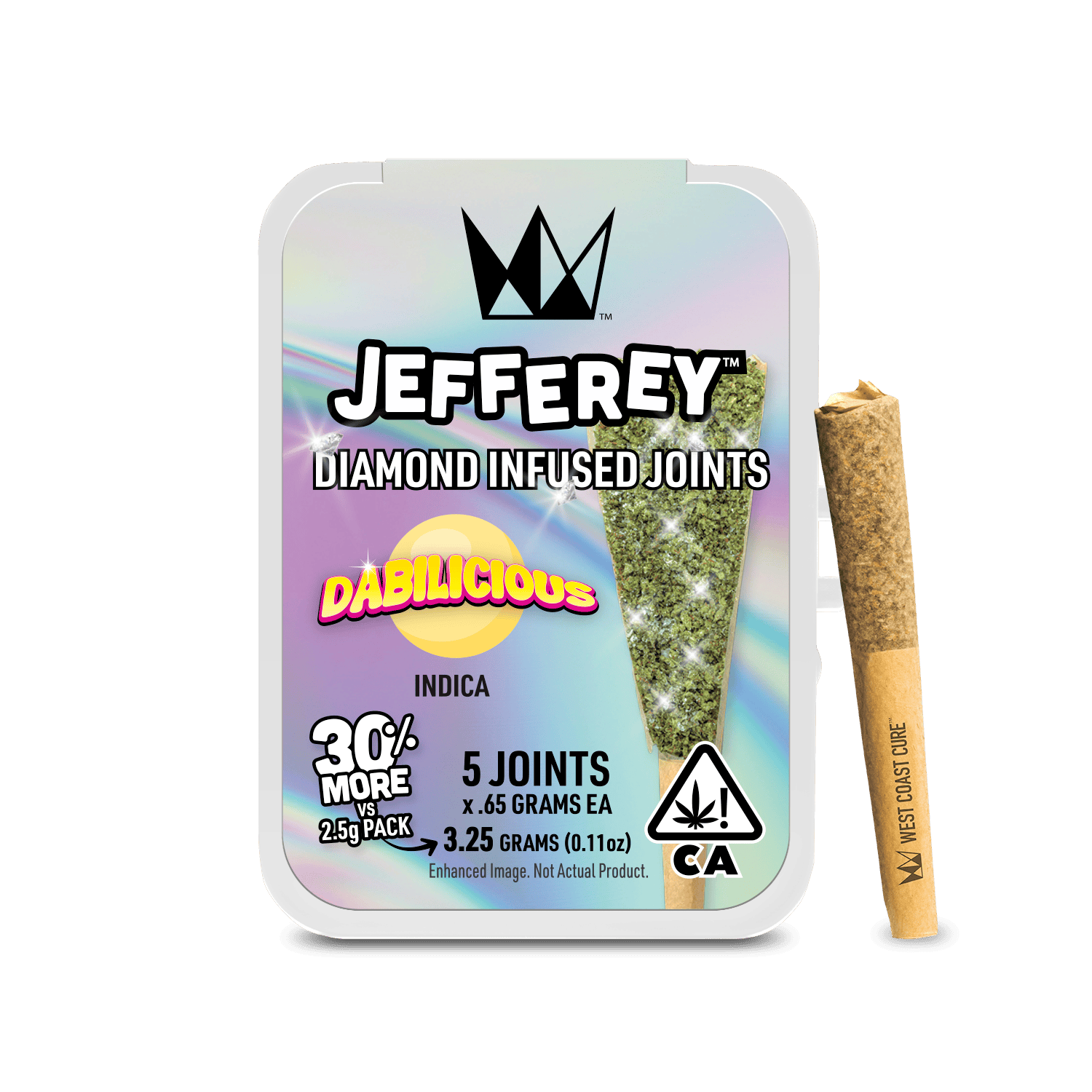 WEST COAST CURE -Dabilicious - Jefferey Infused Joint .65g 5 Pack