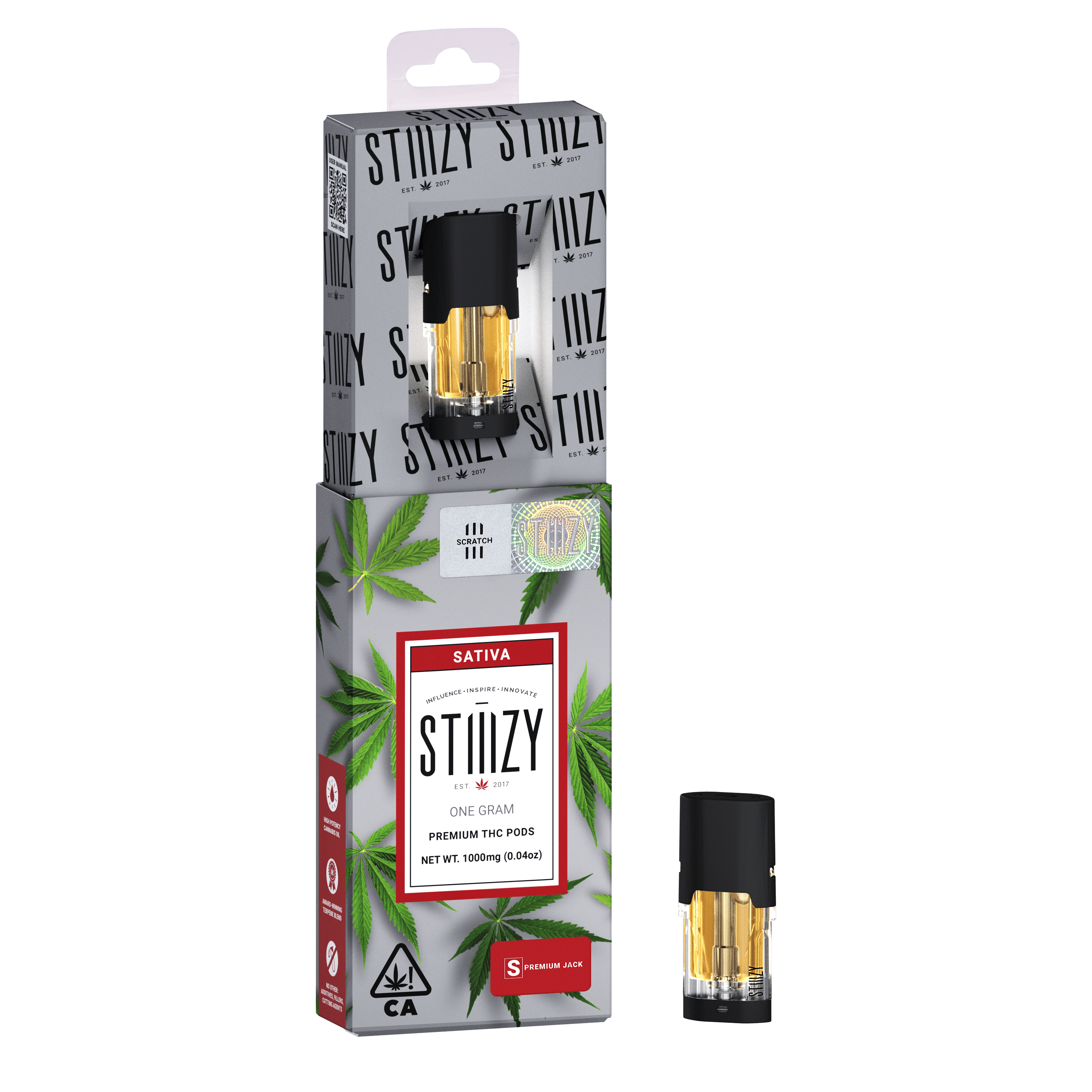 STIIIZY- PREMIUM JACK 1G Original THC Pod - STIIIZY
