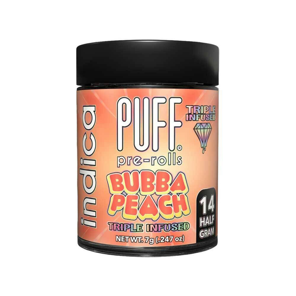 PUFF - Bubba Peach - Triple Infused Pre-Rolls - 14pk/7g