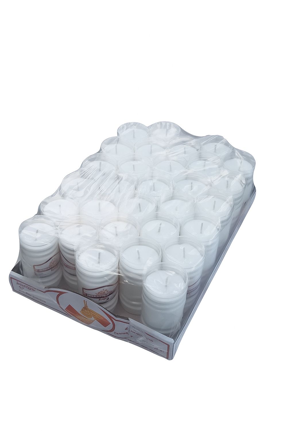 Wkłady do zniczy parafinowe 2,5 dnia (60 h) – KERZEN WAX 2 – 30 sztuk