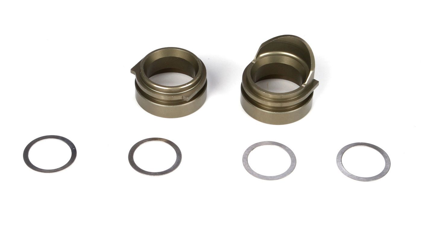 3100 Rear Gearbox Bearing Inserts, Alum (2): TEN