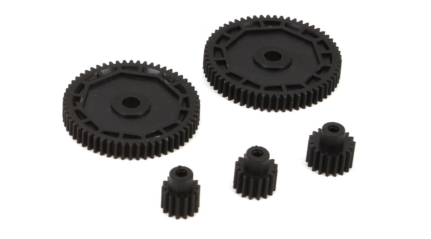 212002 Pinion &amp; Spur Gear Set: 1/18 4WD All