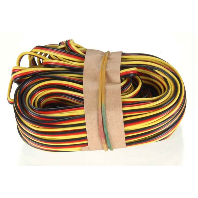 54804   50' 3-Color Heavy Gauge Servo Wire