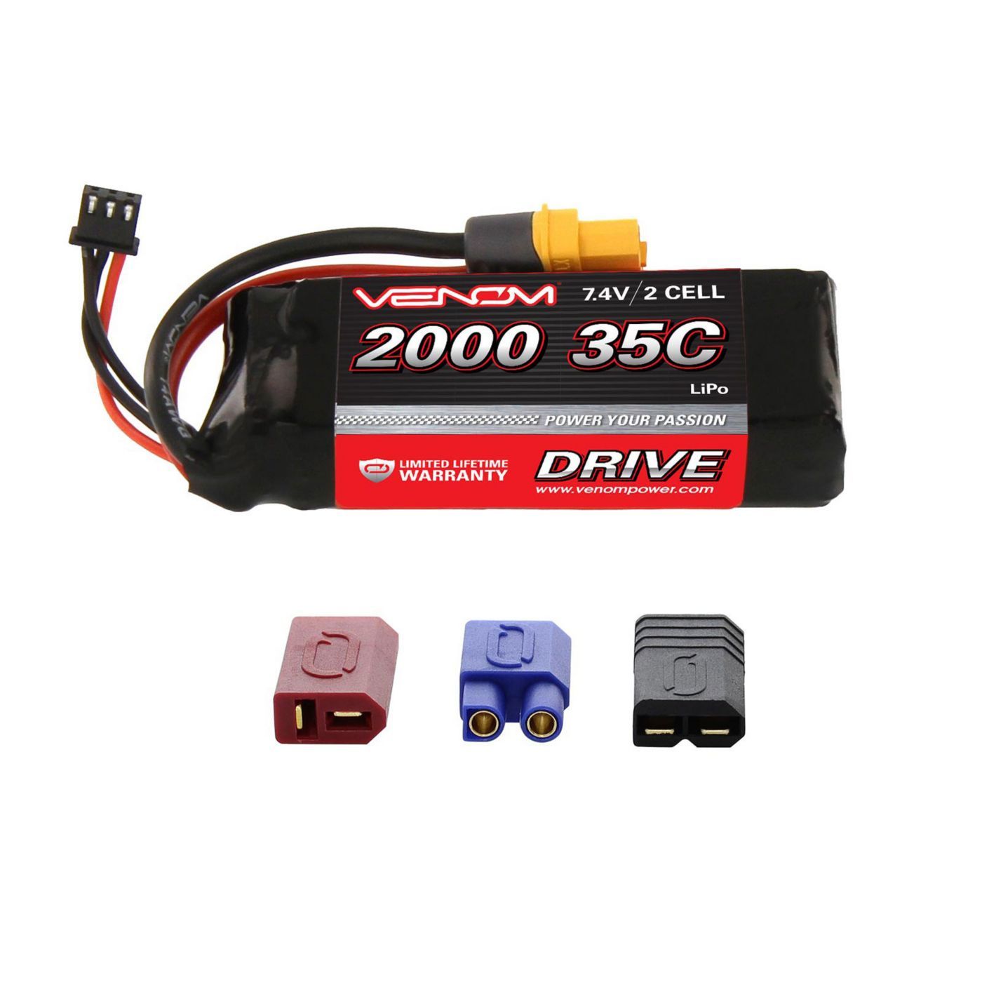 DRIVE 35C 2S 2000mAh 7.4V LiPo  : UNI 2.0 Plug