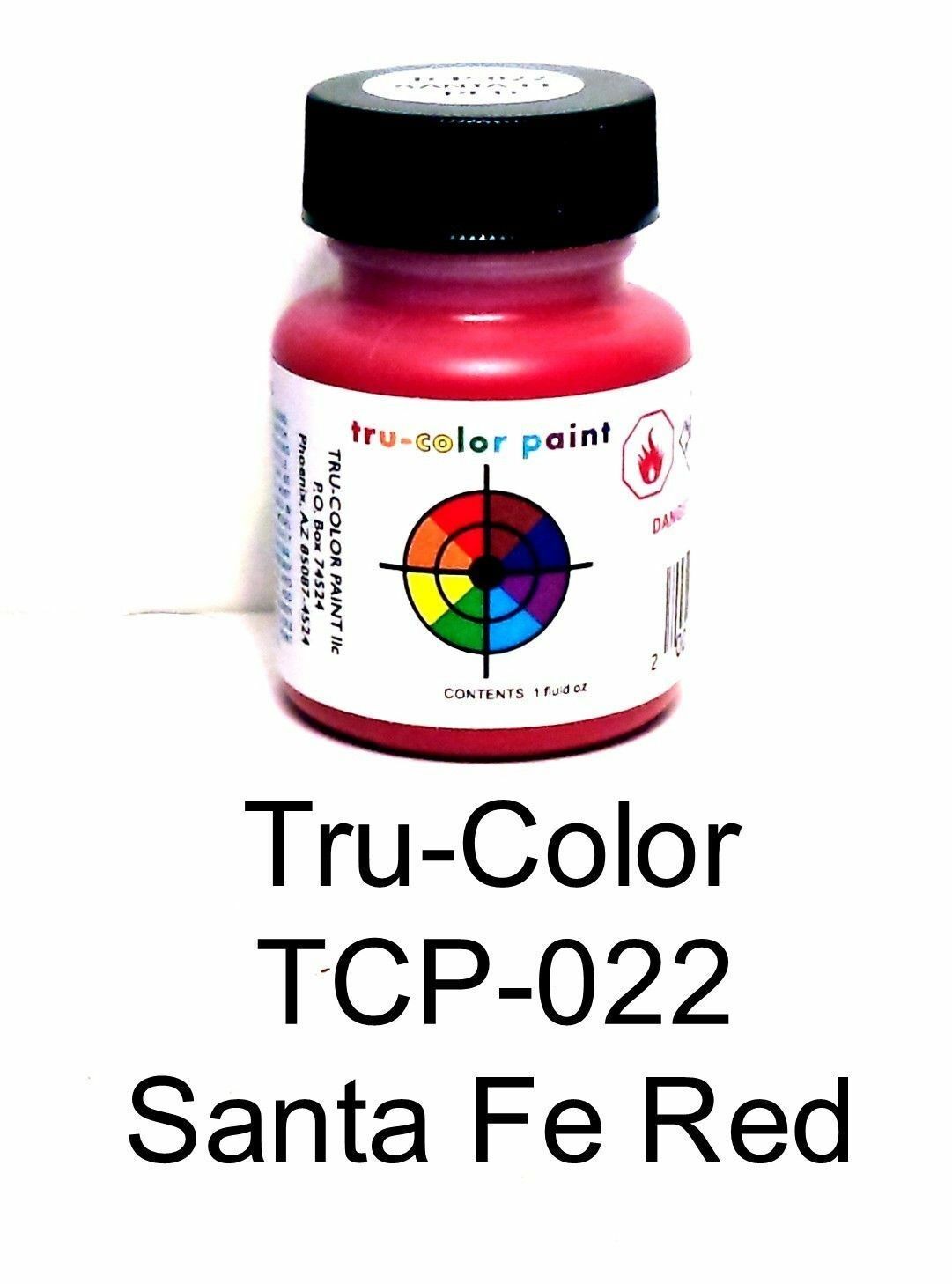022 Santa Fe Red Railroad Color Acrylic Paints - 1oz 29.6mL