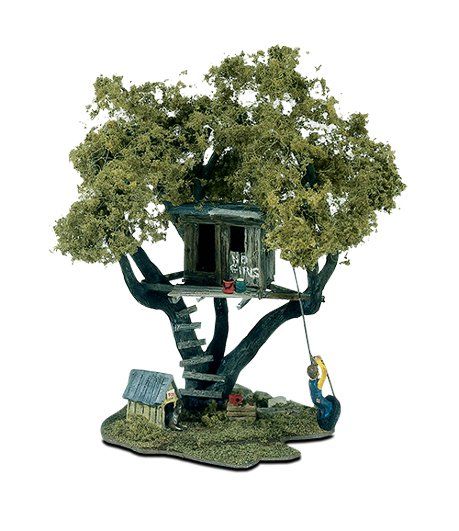 107  Tommy's Treehouse  Unpainted Metal Kit HO