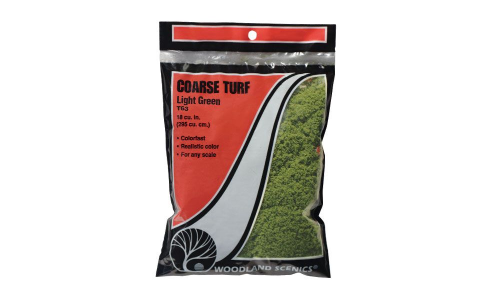 Coarse Turf Bag, Light Green/18 cu. in.