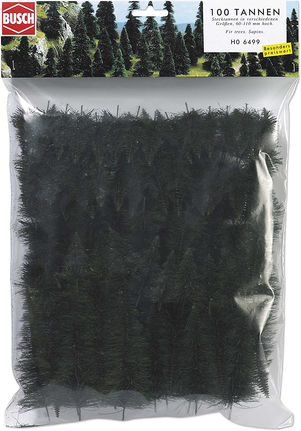 6499 Pine Tree Assortment -- 2-3/8 to 4-11/32"  6 to 11cm pkg(100)