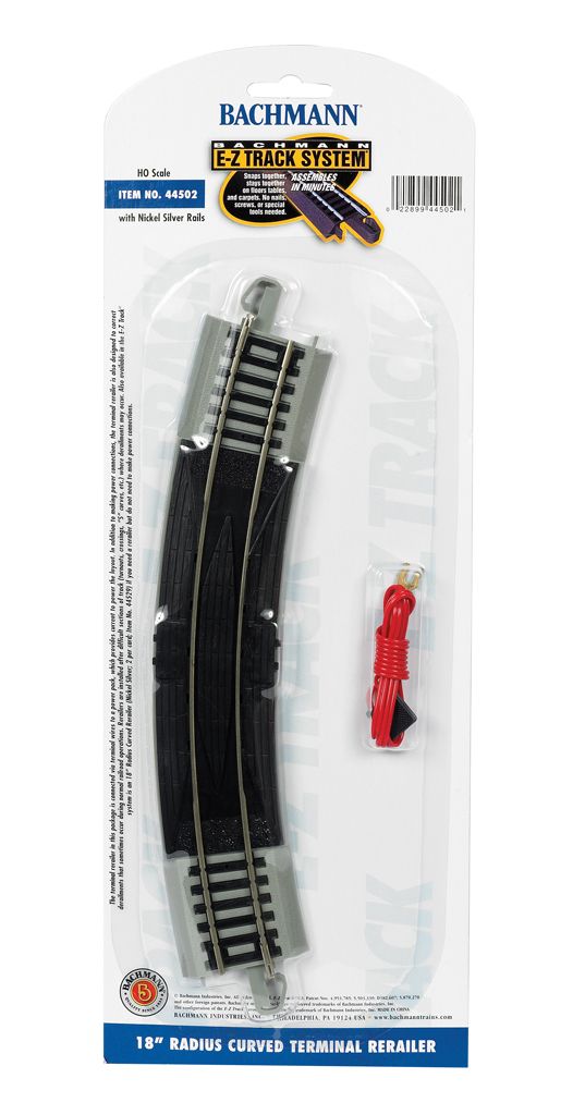 44502 NS EZ 18" Radius Curve Terminal HO