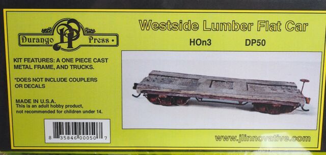 DP-50 Westside Lumber Co. Flat Car Kit HOn3