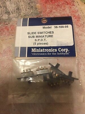 3820005 DPDT Sub Miniature Slide Switches (5)
