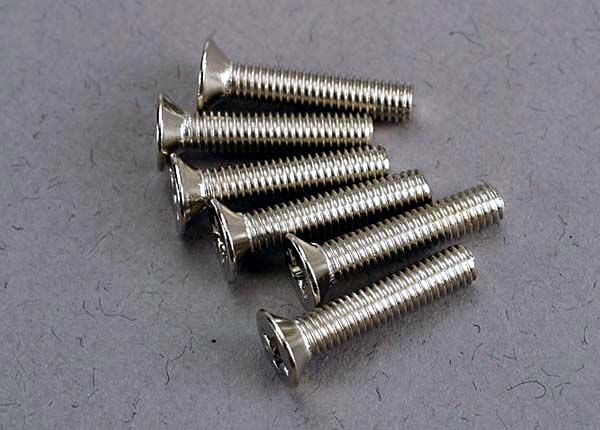3179 Screws, 3x15mm countersunk machine (6)