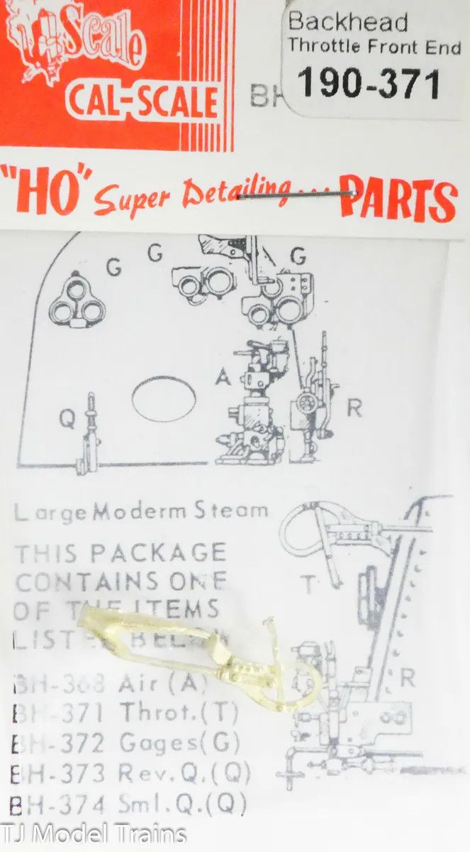 371  Throttles Front End Medium &amp; Large HO