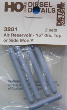 3201 Air Resevoir, 15" Diameter, Top or Side Mount  HO