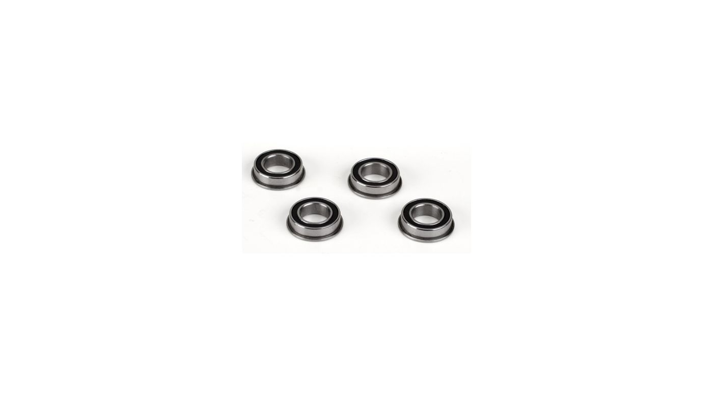 LOSA6948  8x14x4 Flanged Rubber Seal Ball Bearing (4)
