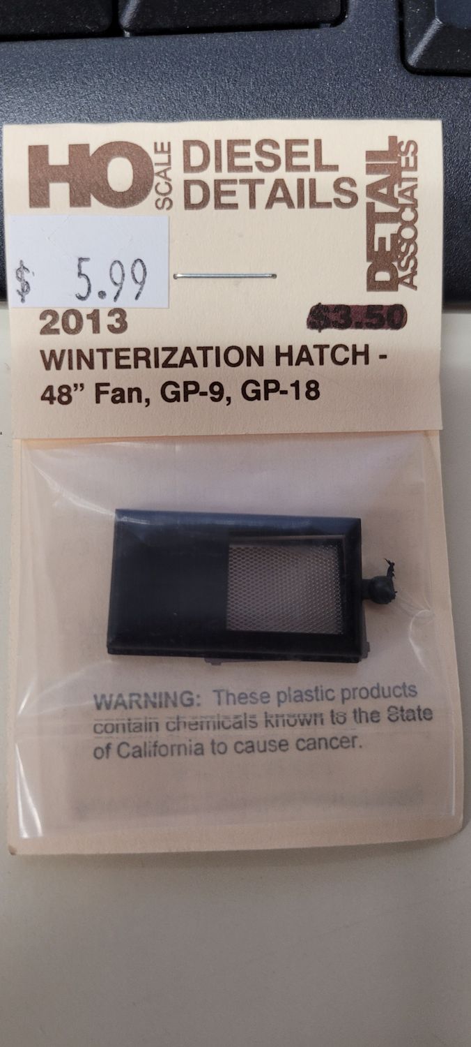 2013 Winterization Hatch, 48" Fan, GP9/GP18 - HO
