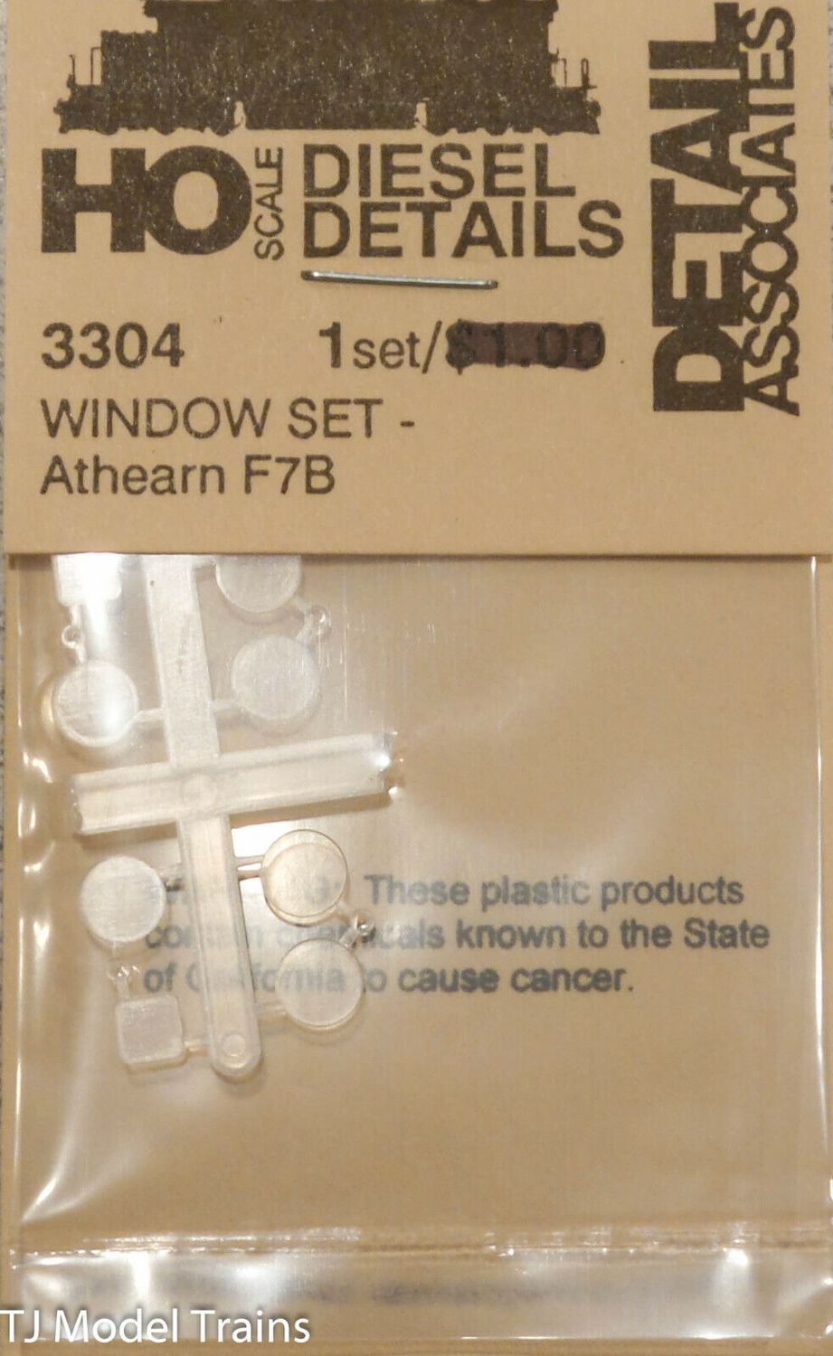 3304 Window Set, Athearn F7B - HO