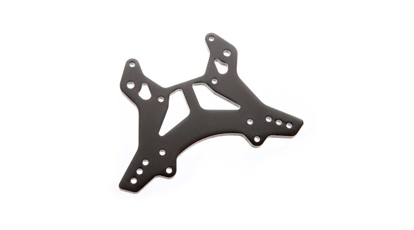 330220 Shock Tower Front L Aluminum Black Kraton