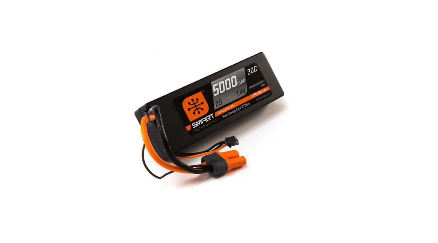 SPMX50002S30H5  2S 7.4V Smart LiPo 30C Hardcase; IC5