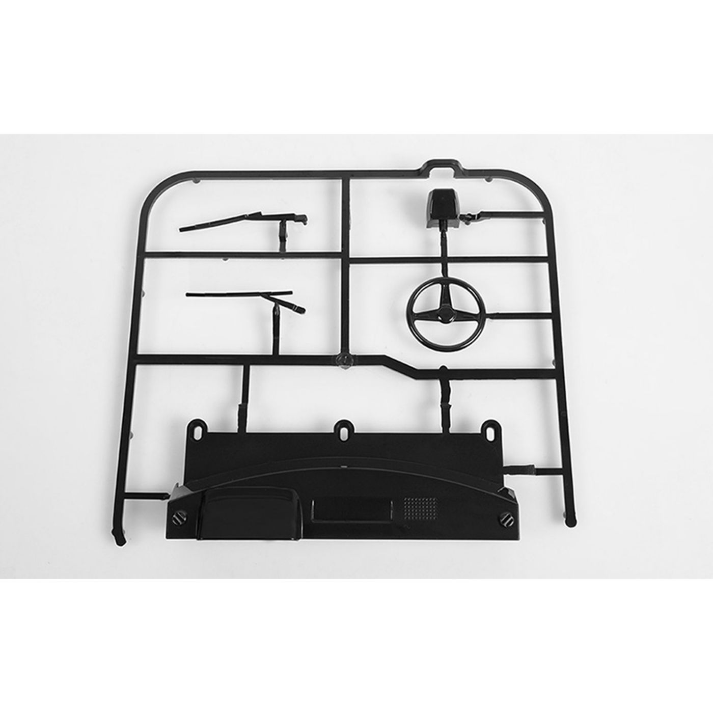 0080 Mojave II Dash and Wiper Parts Tree, Blk: TF2