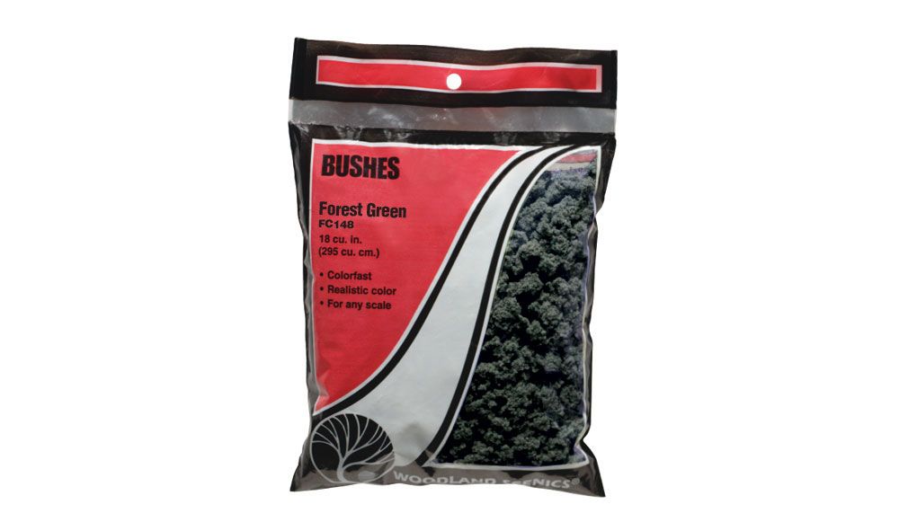 148 Bushes Bag, Forest Green/18 cu. in.