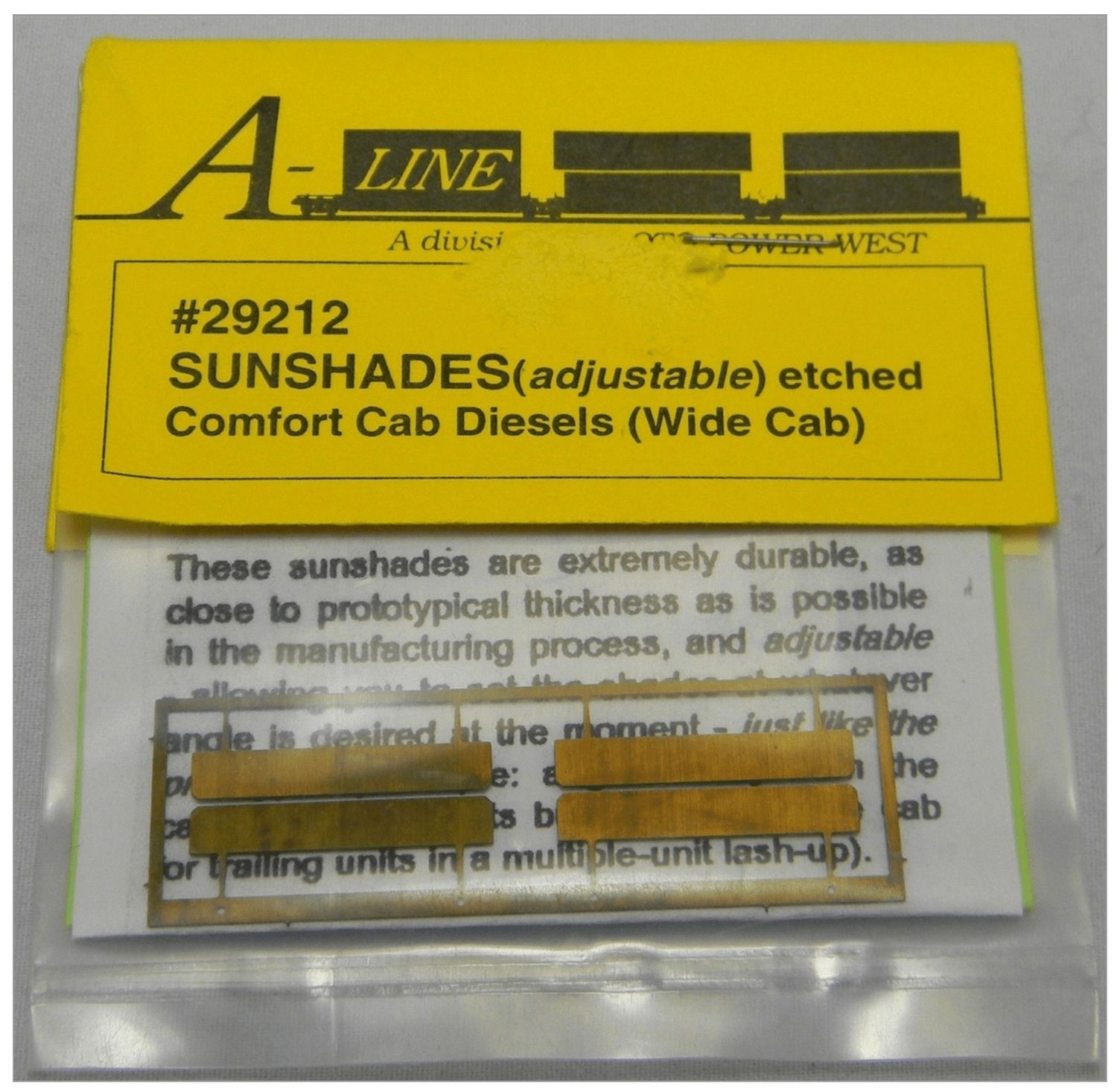 29212 Sunshades Comfort Cab pkg(4) HO
