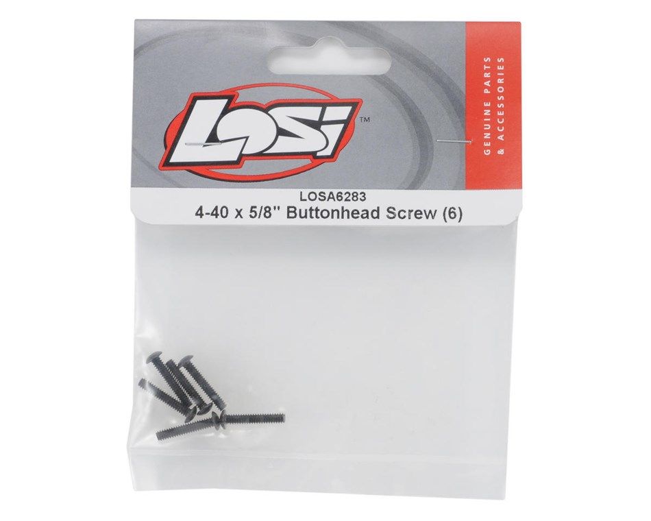 6283  4-40 x 5/8" Button Head Screw (6)