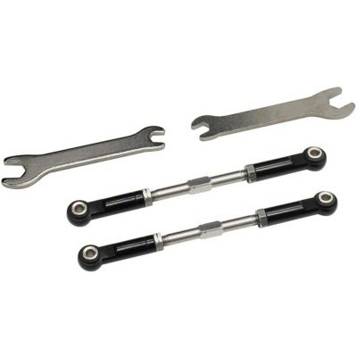 TTX5401 Aluminum mm Front Turnbuckles (Blk) - Losi 2WD 22S