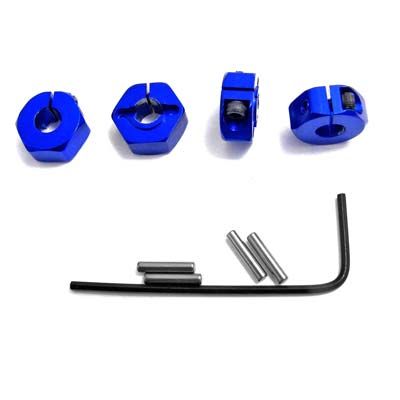 SLF1006 Blue Aluminum Locking 12mm Wheels Hex Kit
