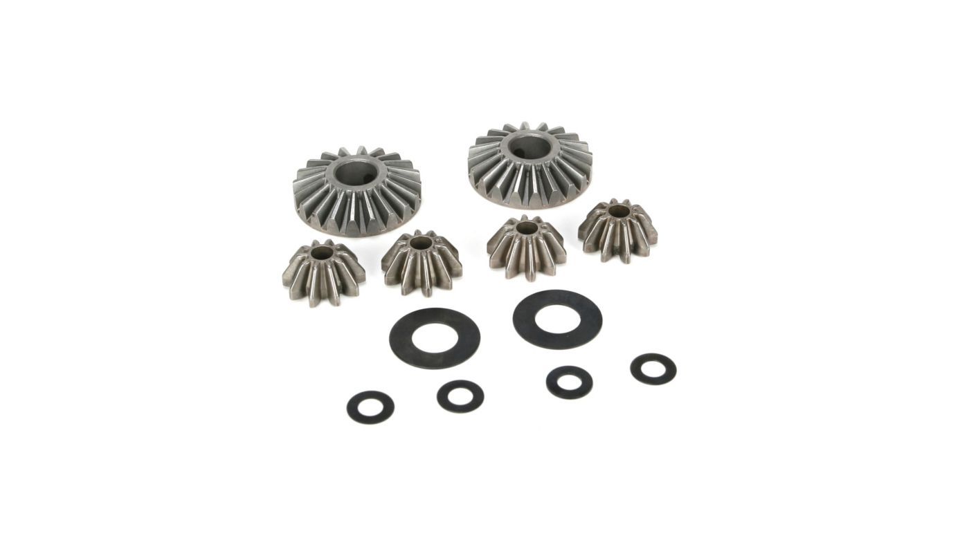 3202 Internal Diff Gears &amp; Shims (6):5IVE-T, MINI WRC