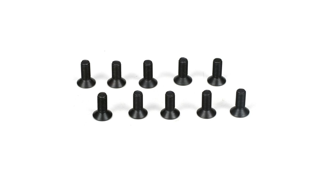 5961 Flathead Screws, M3 x 8mm (10)