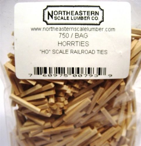 793  Scale Railroad Ties pkg 750  HO