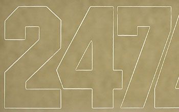 3225 Numbers White 2