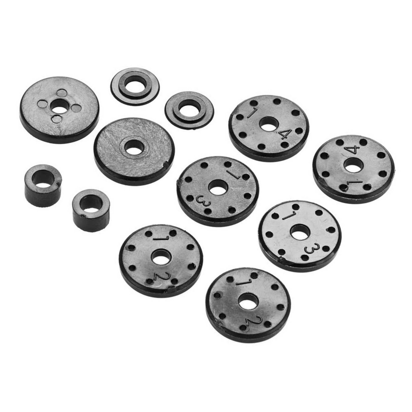 330339 Shock Piston Set: Nero (2)