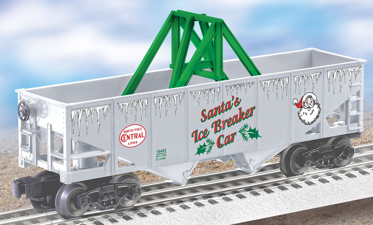 6-16493 CHRISTMAS ICE BREAKER CAR O