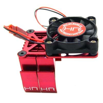MH550TE02 Clip-On Two-Piece Motor Heat Sink W/ Fan (Red)
