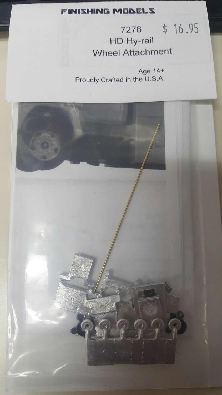 7276 Medium or Heavy Duty Truck Hy-Rail Wheels HO