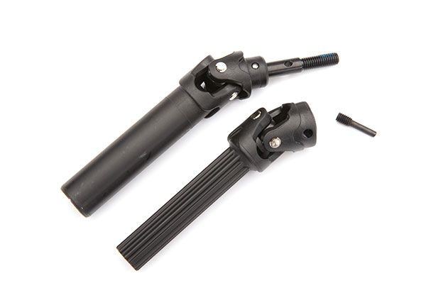 8950 Driveshaft assembly, front or rear, Maxx Duty (1) (left or right) (fully assembled, ready to install)/ screw pin (1)