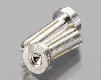 643 Low-Profile Bullet Connectors, 4x14 mm, qty 2