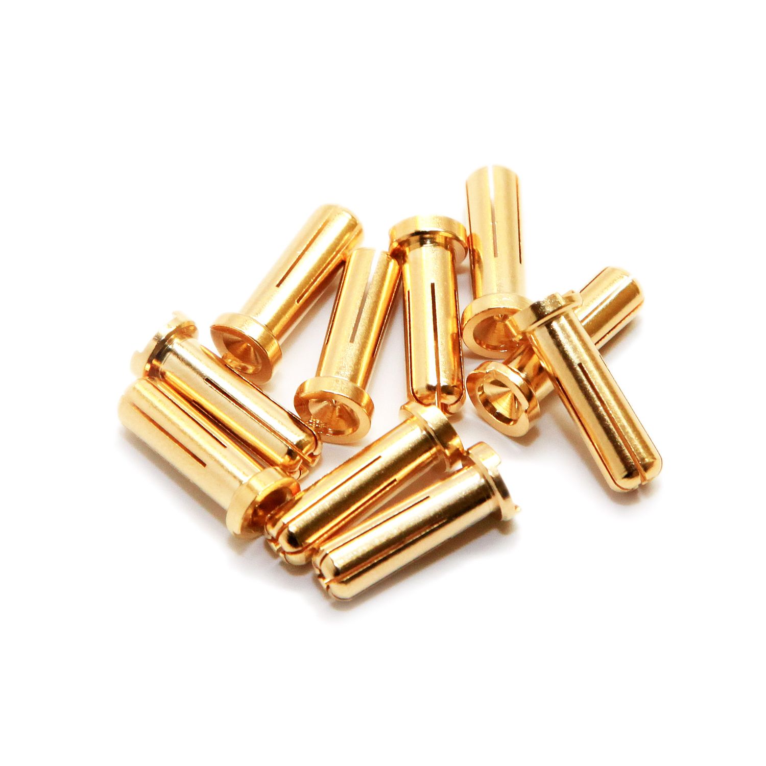4042 Maclan MAX CURRENT 5mm Gold Bullet Connectors (10 pcs)