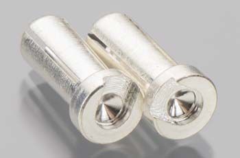 645 Low-Profile Bullet Connectors, 5x14 mm, qty 2