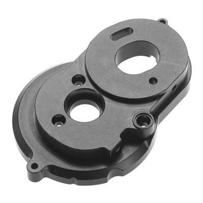 31377BK Mach Alum. Heavy Duty Motor Mnt Black: SCX10 II
