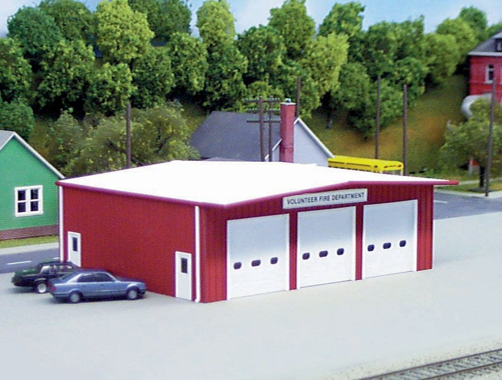 5410192 Fire Station -- Kit - Red 7 x 5-1/2"  17.5 x 14cm