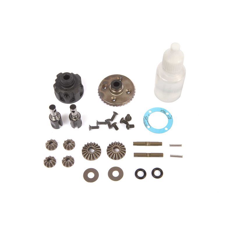 332086 Front/Rear Diff Complete, Metal: 22X-4