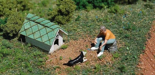 1159 Dog House pkg(2) - Kit (Laser-Cut Wood) GCLaser #1159